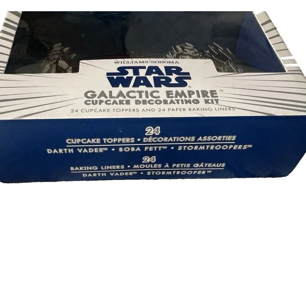 NEW Star Wars Galactic Empire × Williams Sonoma 24 Cupcake Decorating Kit